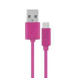 V8V9 Micro 2A USB Heavy Duty Cable 6FT (Hot Pink) V8V9 Micro 2A USB Heavy Duty Cable 6FT (Hot Pink)